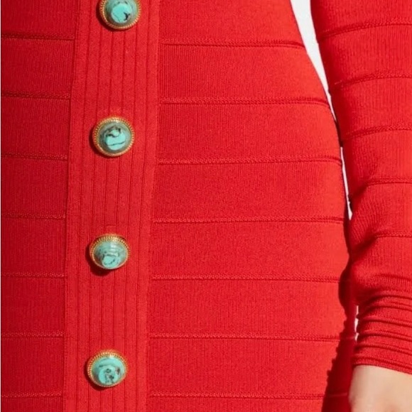 Off-shoulder Knitted Mini Dress - Picture 6 of 6